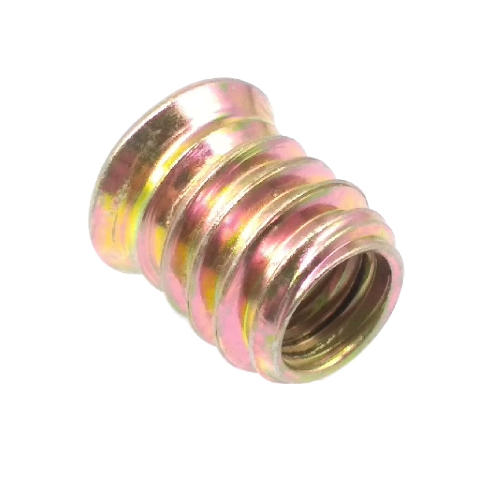 100pcs M8 x 15mm Furniture Screw-in Nut Bolt Fastener Hex Socket Insert Nuts