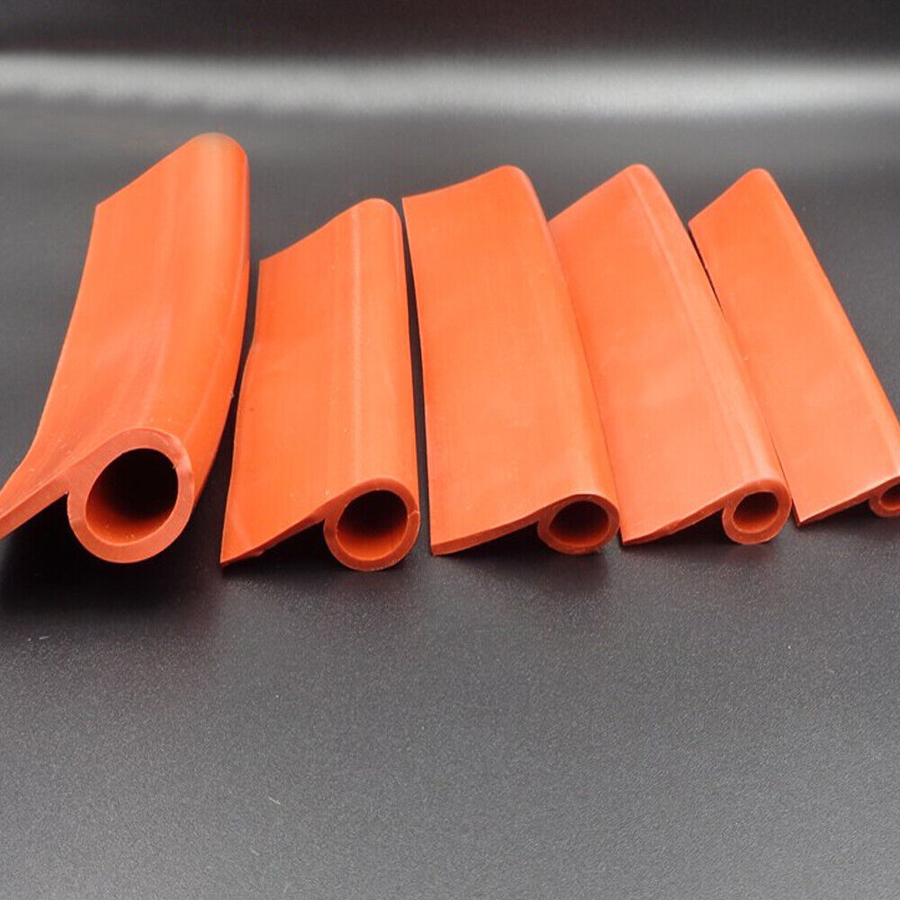 Silicone Rubber P Profile Oven Door Seals Gaskets Strip 14x18x38mm Length 5m