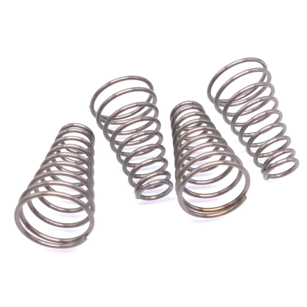 4pcs Wire dia 1.0mm Steel Coil Conical Helical Compression Spring Length 25mm