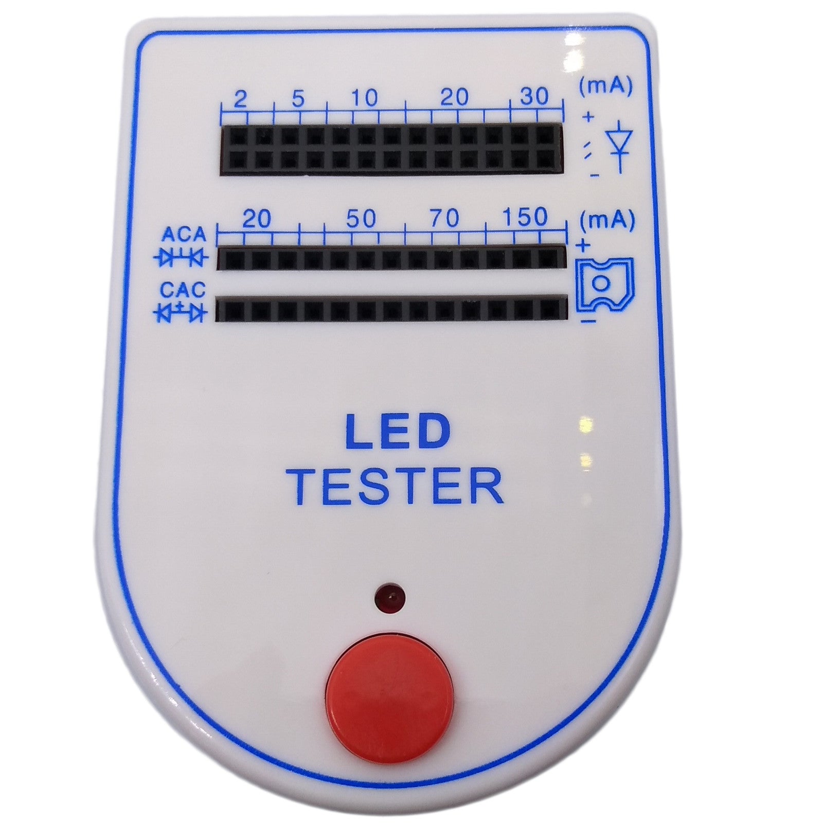 US Stock 2x Handy 2~150mA LED Tester Test Box for Light-emitting Diode Bulb Lamp