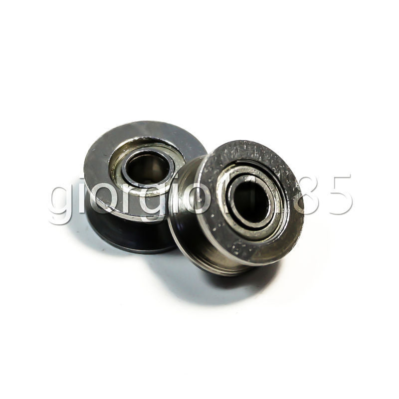 US Stock 10pcs V623ZZ 623VV V Groove Guide Pulley Rail Ball Bearings 3x12x4mm
