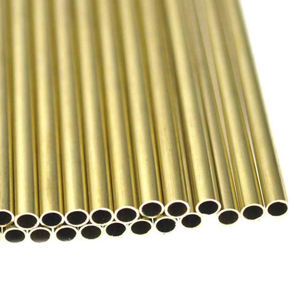 AU Stock 8pcs 6mm OD 5mm ID 0.5mm Wall 9.85" Long H62 Brass Tube Pipe