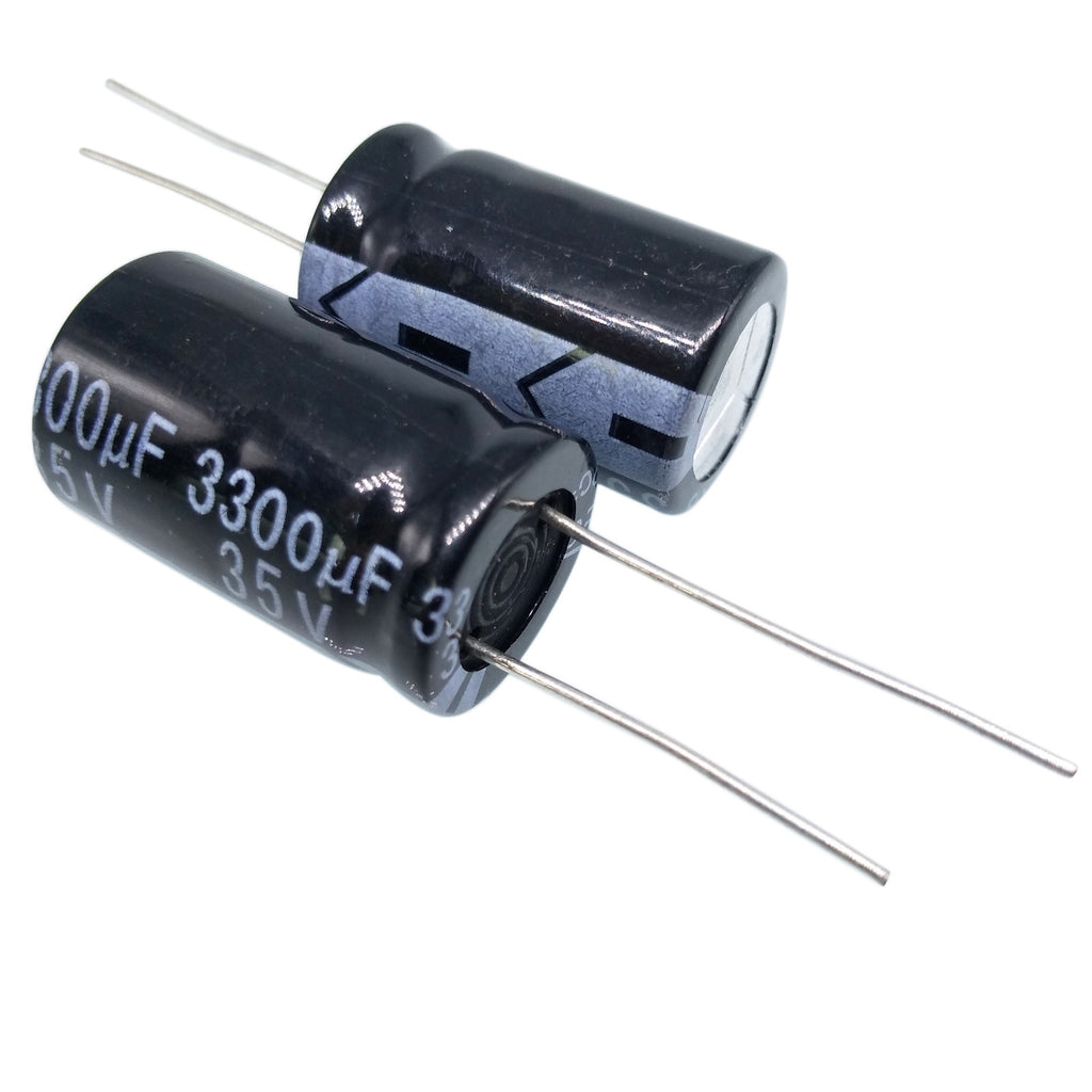 AU Stock  10pcs Electrolytic Capacitors 3300uF 35V +105℃ Radial 16 x 26mm