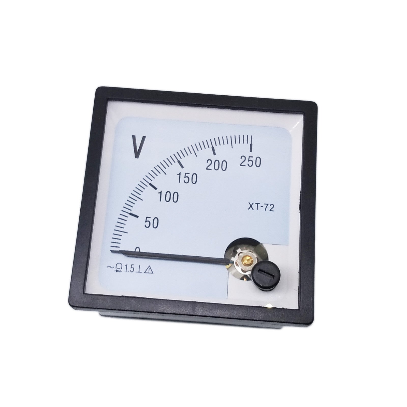 US Stock AC 0~250V Square Analog Volt Pointer Needle Panel Meter Voltmeter XT-72