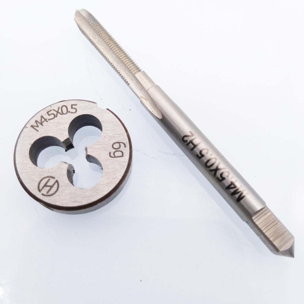 US Stock HSS M4.5 x 0.5mm Tap & M4.5 x 0.5mm Die Metric Thread Right Hand