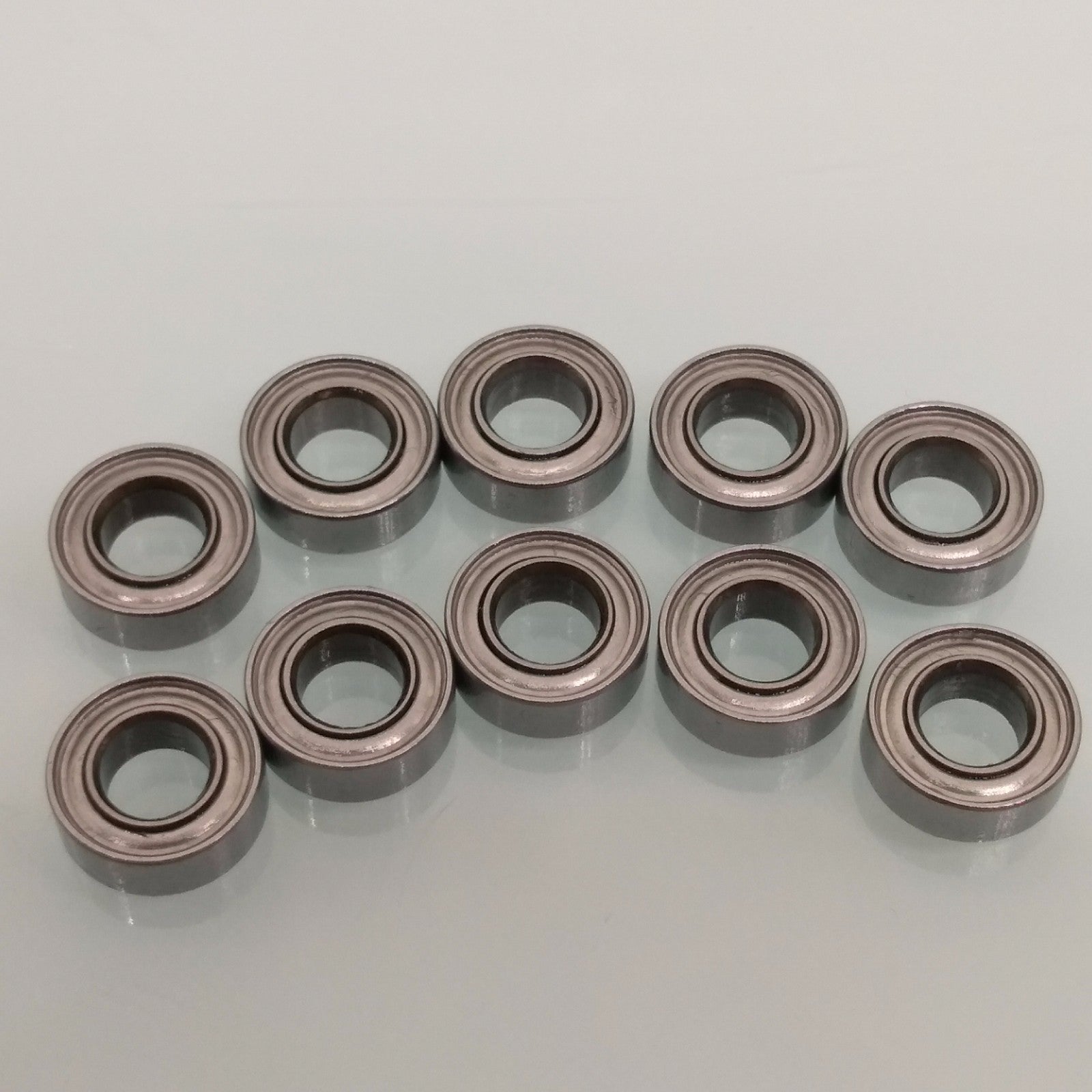 US Stock 10pcs MR84zz Mini Metal Double Shielded Ball Bearings 4mm x 8mm x 3mm