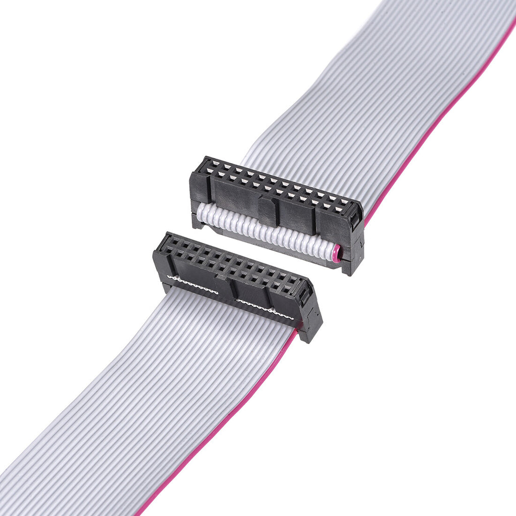 IDC Wire Flat Ribbon Cable FC/FC Connector A-type 24Pins 2.54mm Pitch 30cm Long
