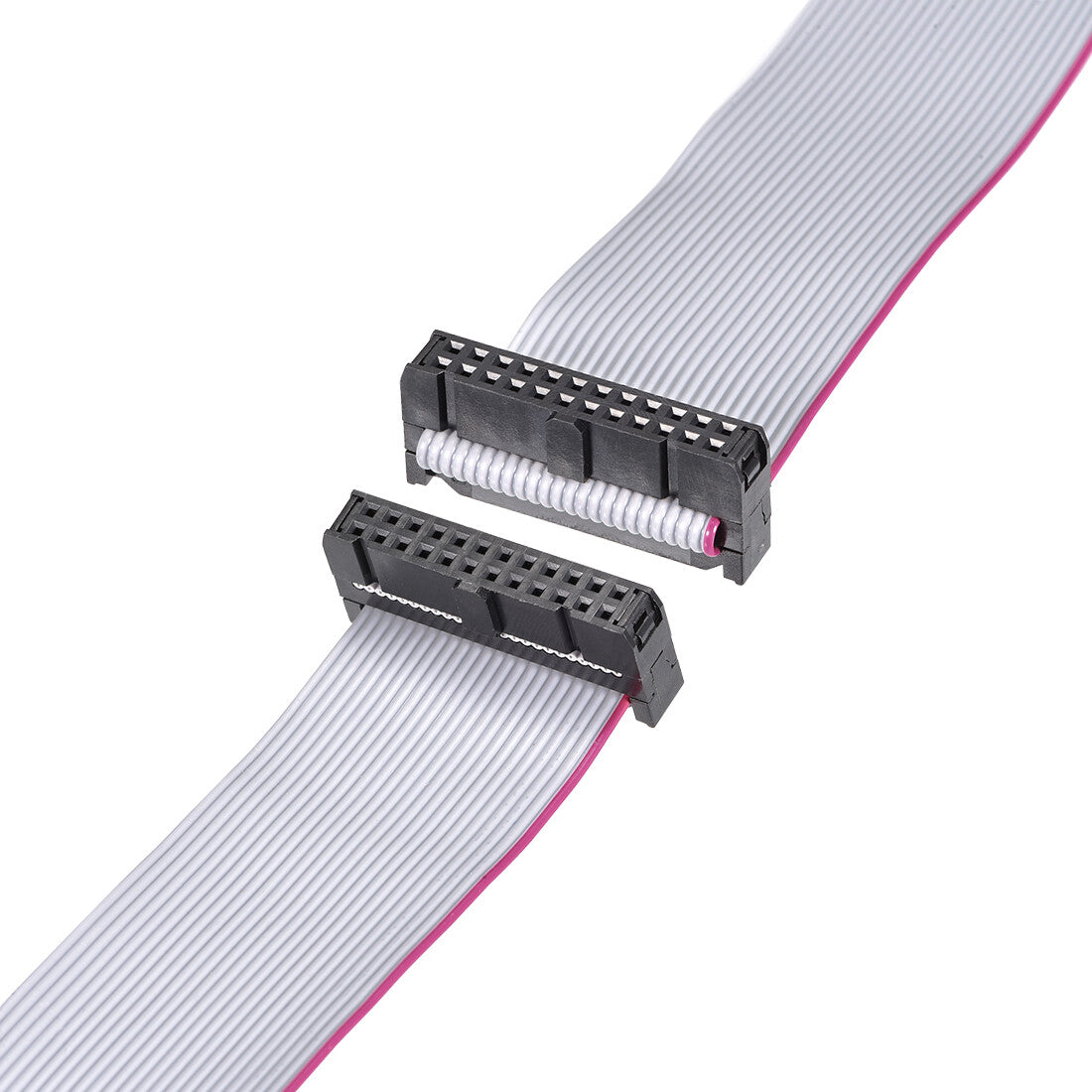 IDC Wire Flat Ribbon Cable FC/FC Connector A-type 24Pins 2.54mm Pitch 30cm Long