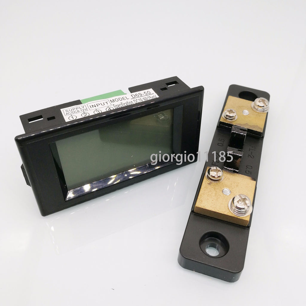 AU Stock Blue LCD Digital AMP Current Panel Meter Ammeter DC 20A & Shunt