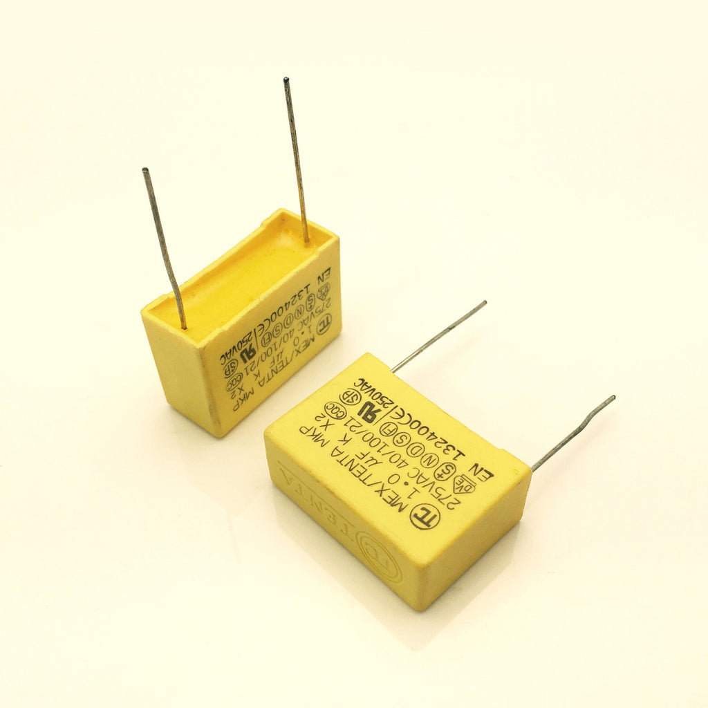 US Stock 5x Polyproplene Safety Capacitors 1uF 105K 10% MKP X2 275VAC Pitch 27mm