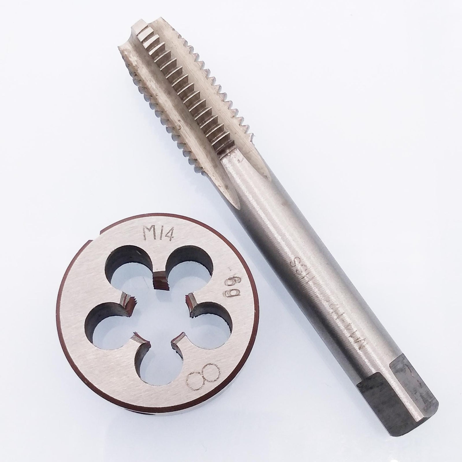 US Stock HSS M14 x 2mm Tap & M14 x 2.0mm Die Metric Thread Right Hand