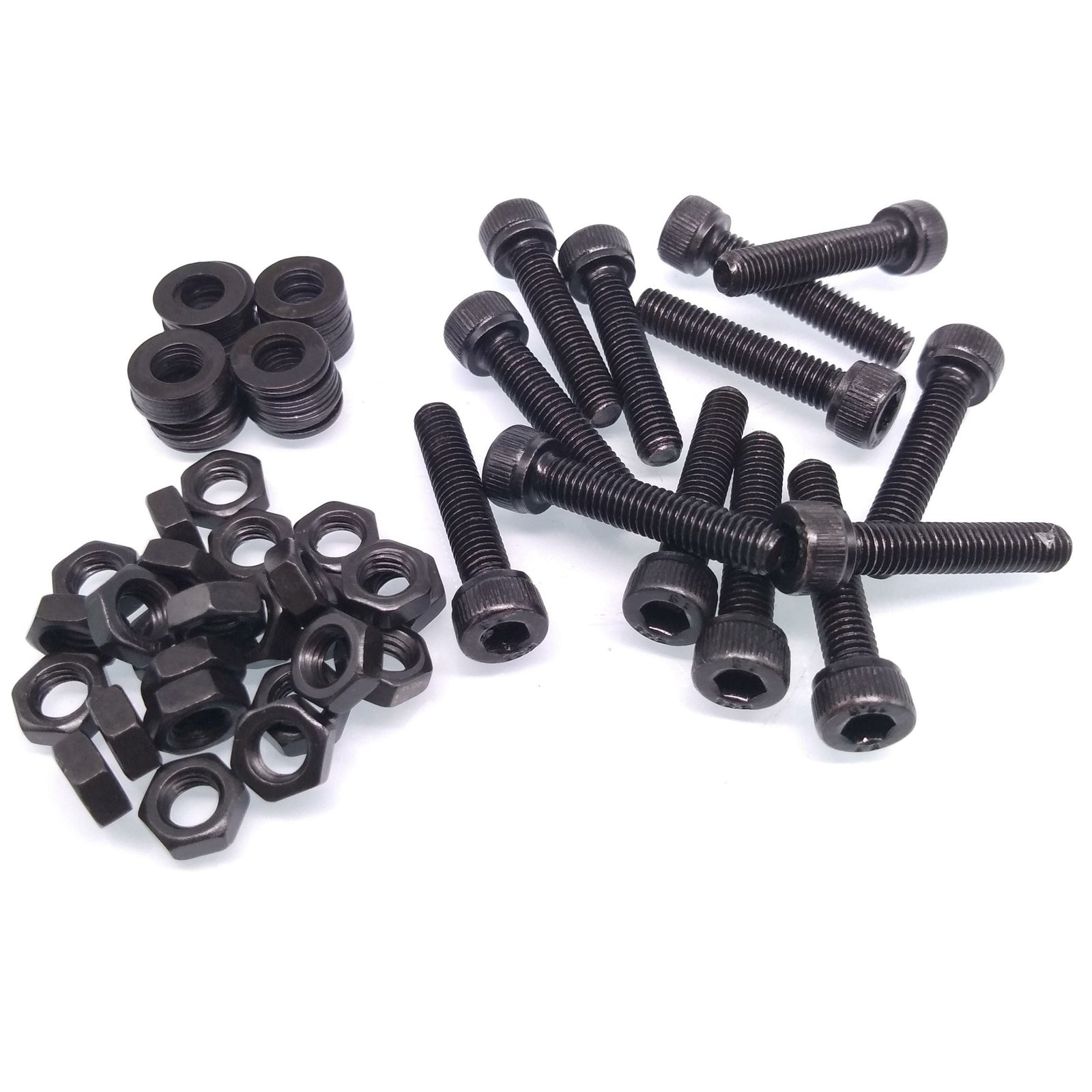 100x M5 x 30mm Socket Head Cap Screws Alloy Steel Allen Socket Drive Nuts Washer