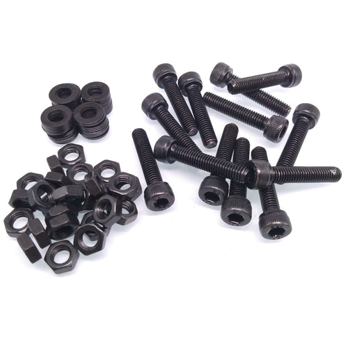 100x M5 x 30mm Socket Head Cap Screws Alloy Steel Allen Socket Drive Nuts Washer