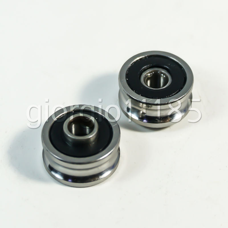 US Stock SG25 U Groove 8 x 30 x 14mm Ball Track Guide Bearing Textile Machine