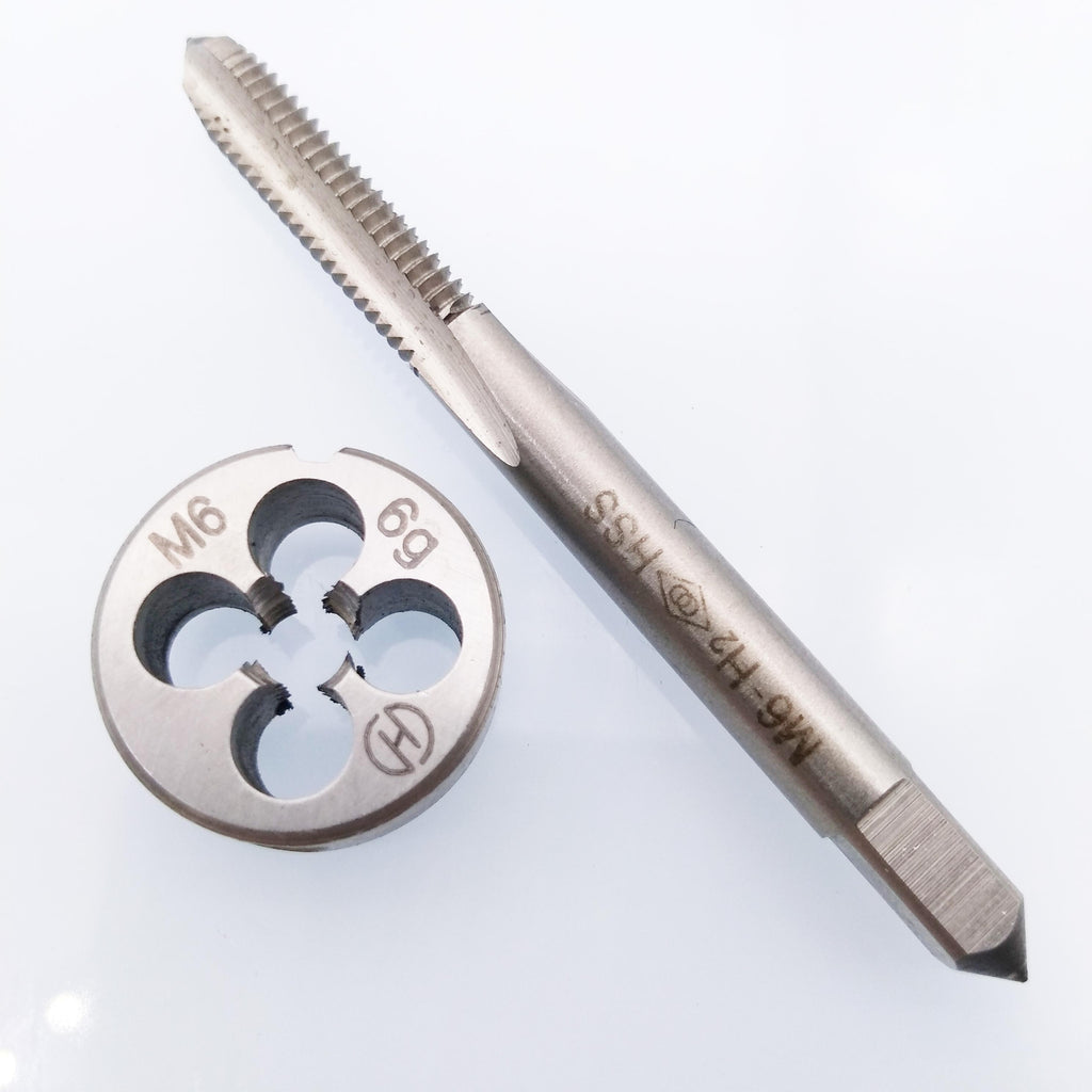 HSS M6 x 1mm Tap & M6 x 1.0mm Die Metric Thread Right Hand