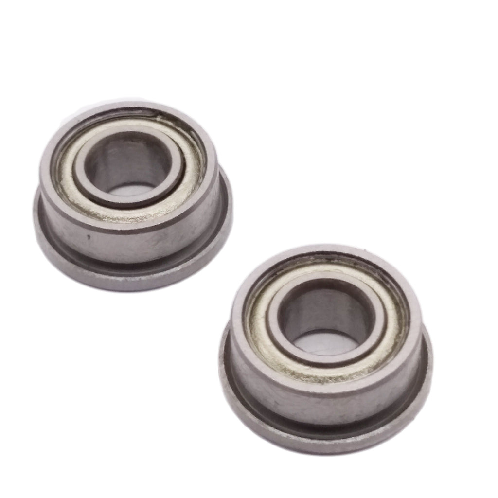 US Stock 10pcs F684zz Mini Metal Double Shielded Flanged Ball Bearings 4x9x4mm