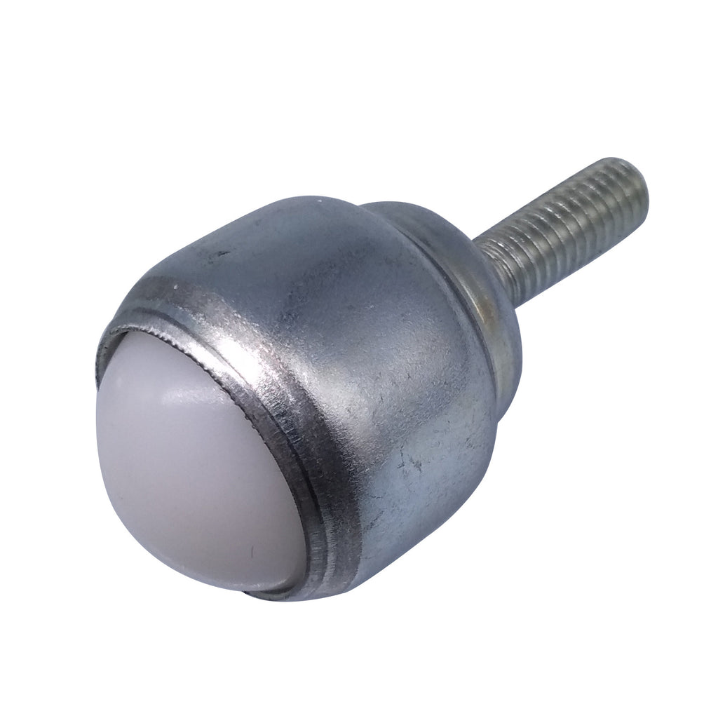 US Stock 2pcs Dia 3/4'' Nylon Ball Stud Transfer Bearing Unit Conveyor Roller M6