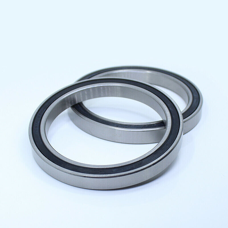 2pcs 6816-2RS Bearing 80x100x10 mm Thin Section 6816RS Ball Bearings 6816