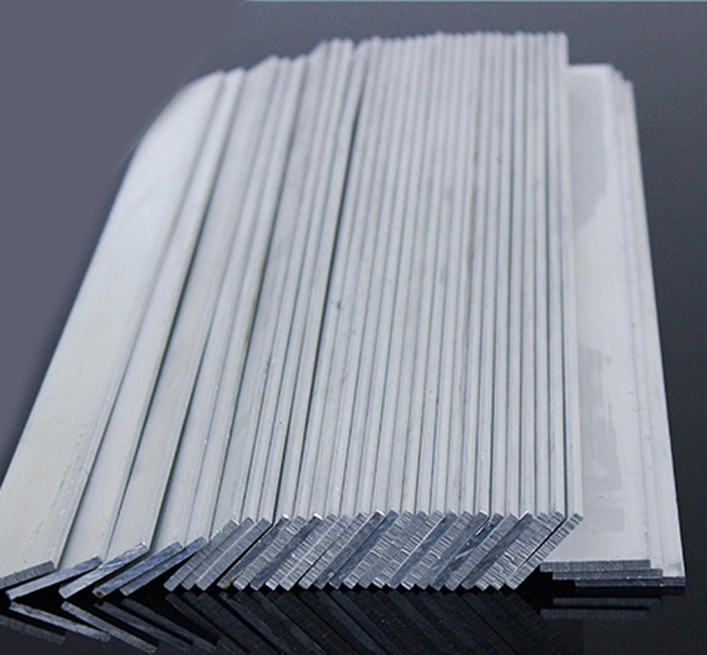 US Stock 5pcs 4mm ±10% x 20mm x 250mm 6061 Aluminum Flat Bar Flat Plate Sheet