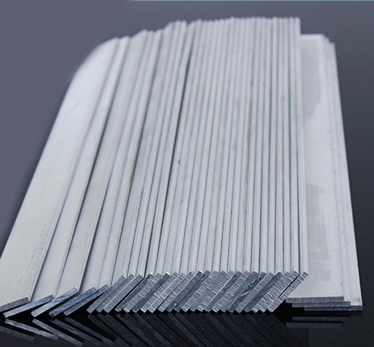 US Stock 5pcs 4mm ±10% x 20mm x 250mm 6061 Aluminum Flat Bar Flat Plate Sheet