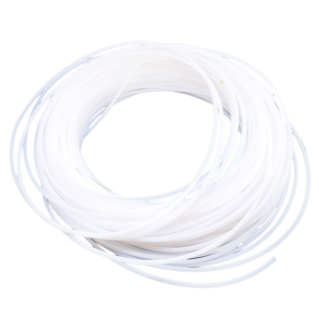 6M 20 Feet Long OD 3mm ID 2mm Polytetrafluoroethylene PTFE Tubing Tube Pipe Hose