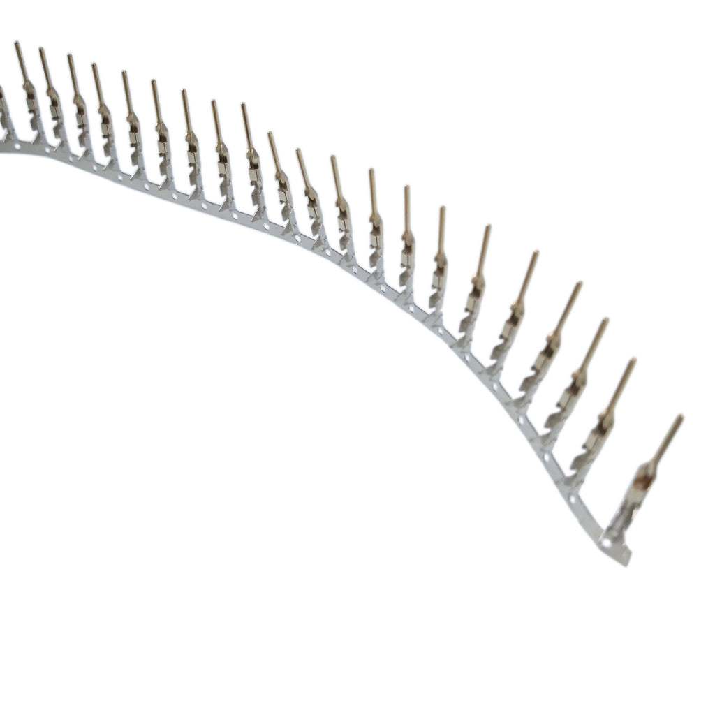 US Stock 100pcs Male Pin Dupont Connector Gold Plated 2.54mm Pitch