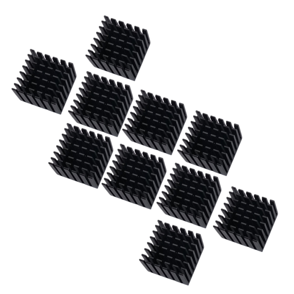 AU Stock  10pcs 28 x 28 x 20mm Heat Sink Cooling Aluminum Heatsink CPU IC LED