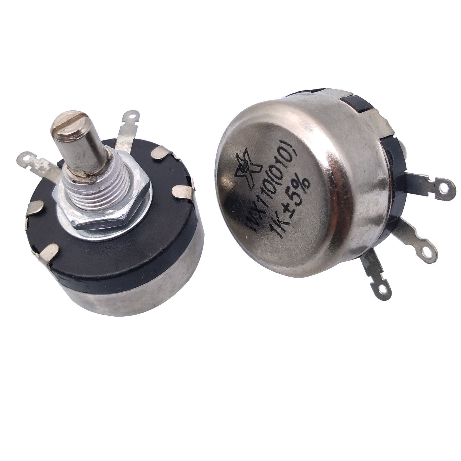 AU Stock 2pcs 1K ohm WX110 WX010 1W Watt Wirewound Potentiometer Pots New
