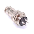1Set GX20 4Pin 20mm Panel Mounting Metal Aviation Connector Plug + Socket
