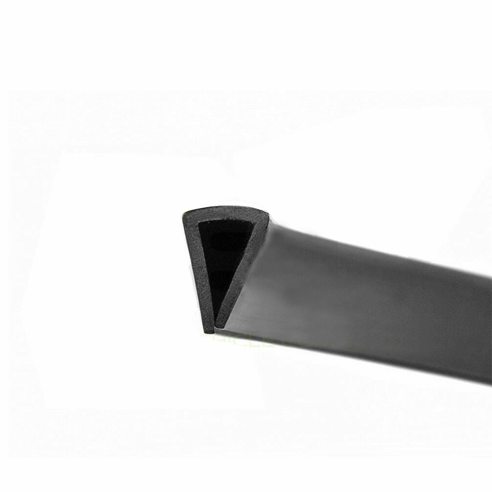 1M Rubber U Channel Edging Edge Trim Seal Square Protection 1~2mm