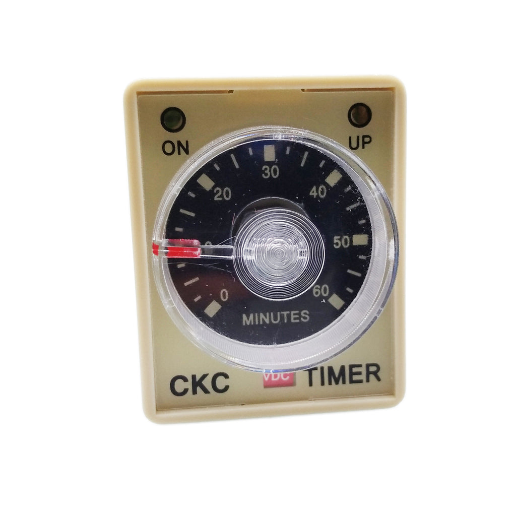 US Stock AH3-3 0-60 Minutes 8 Pin Housing Delay Timer Time Relay 12VDC + Base