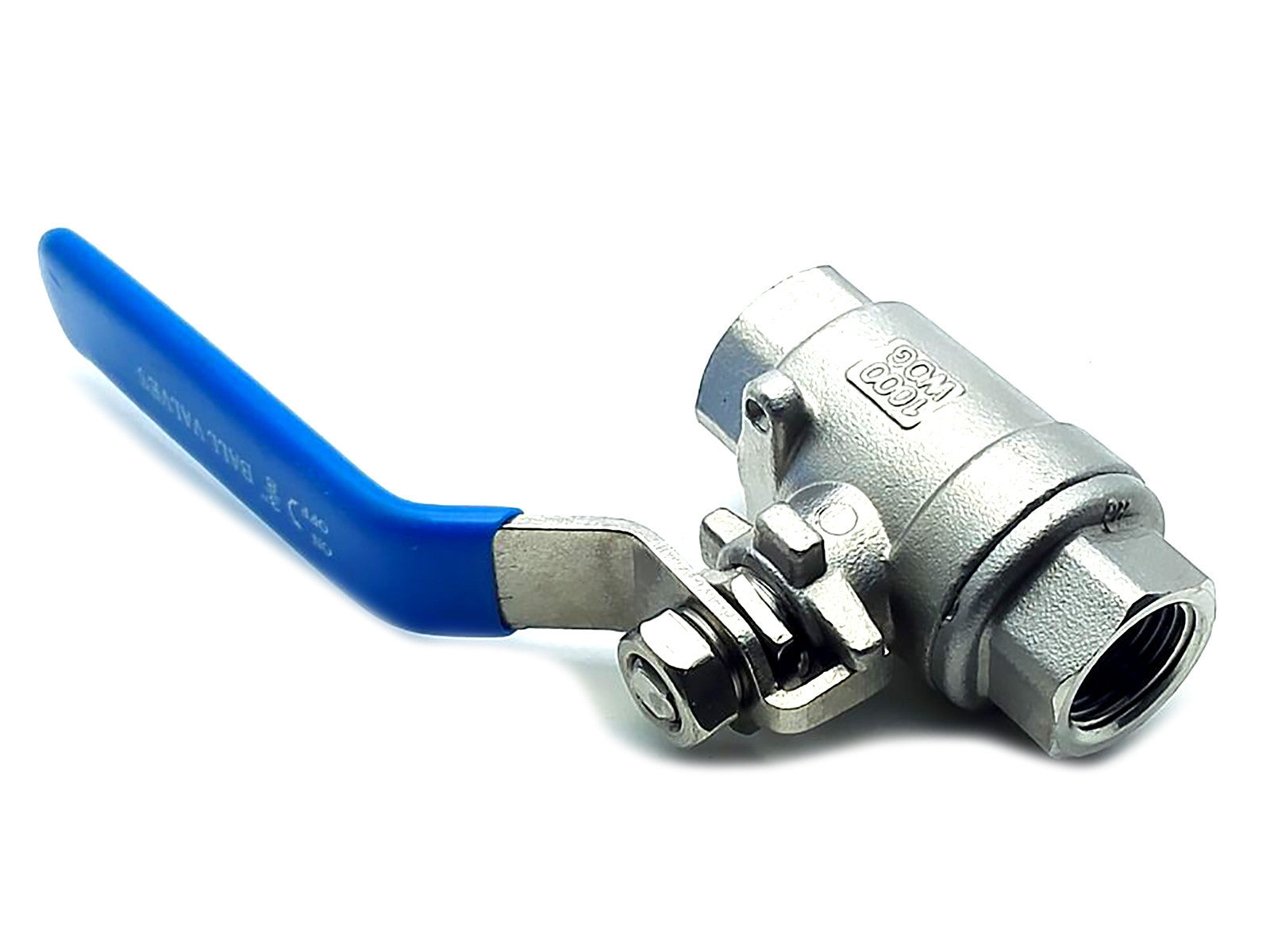 US Stock 3/8" NPT Female 304 Stainless Steel Full Port Ball Valve WOG1000