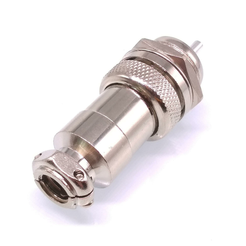 1Set GX20 3Pin 20mm Panel Mounting Metal Aviation Connector Plug + Socket