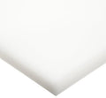 US Stock 20mm ±10% x 3.937" x 3.937" UHMW PE Plastic Sheet Plate Natural White