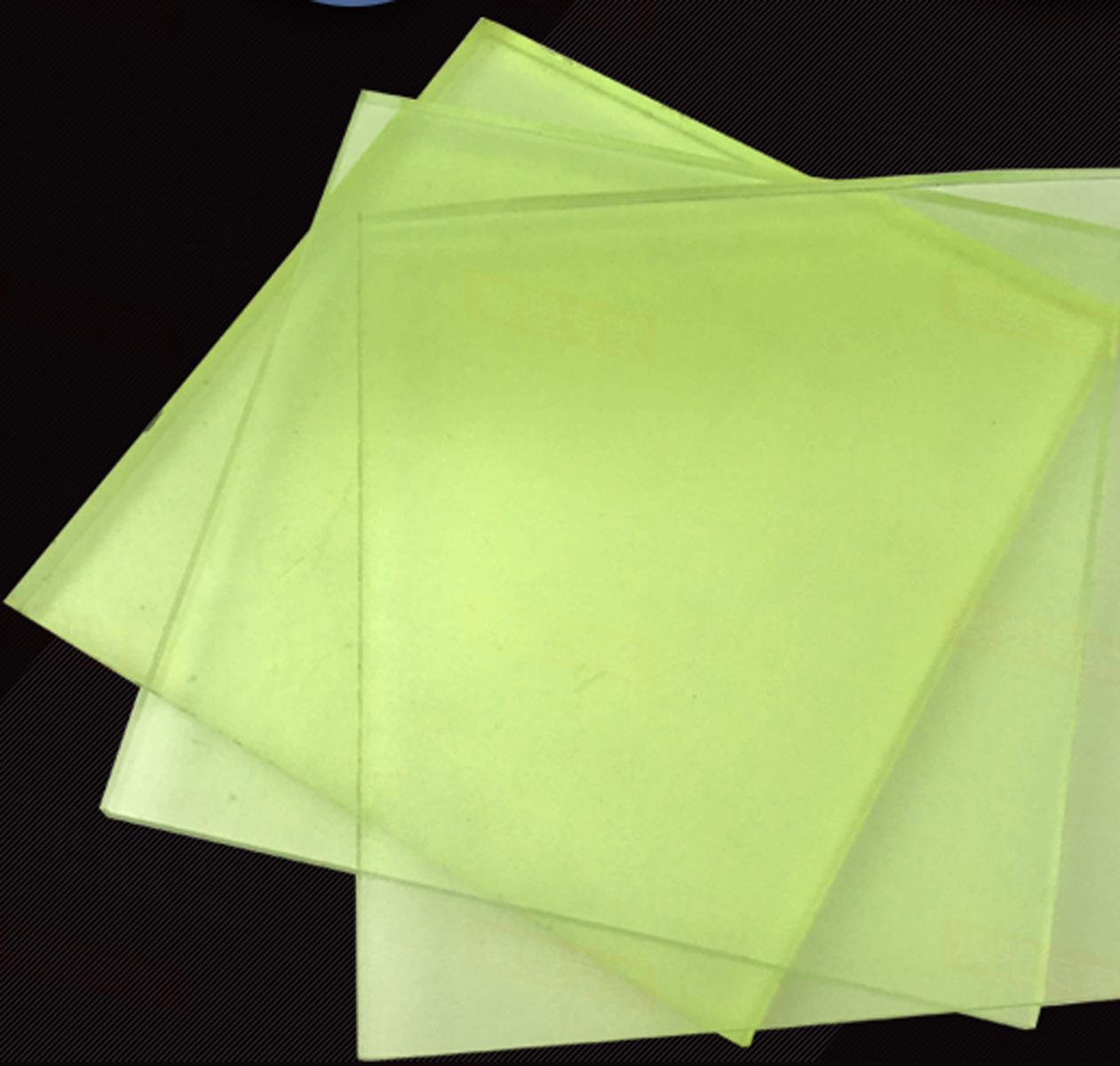 8mm ±10% x 13" x 13" Polyurethane Rubber Solid Force Glue PU Sheet Plate