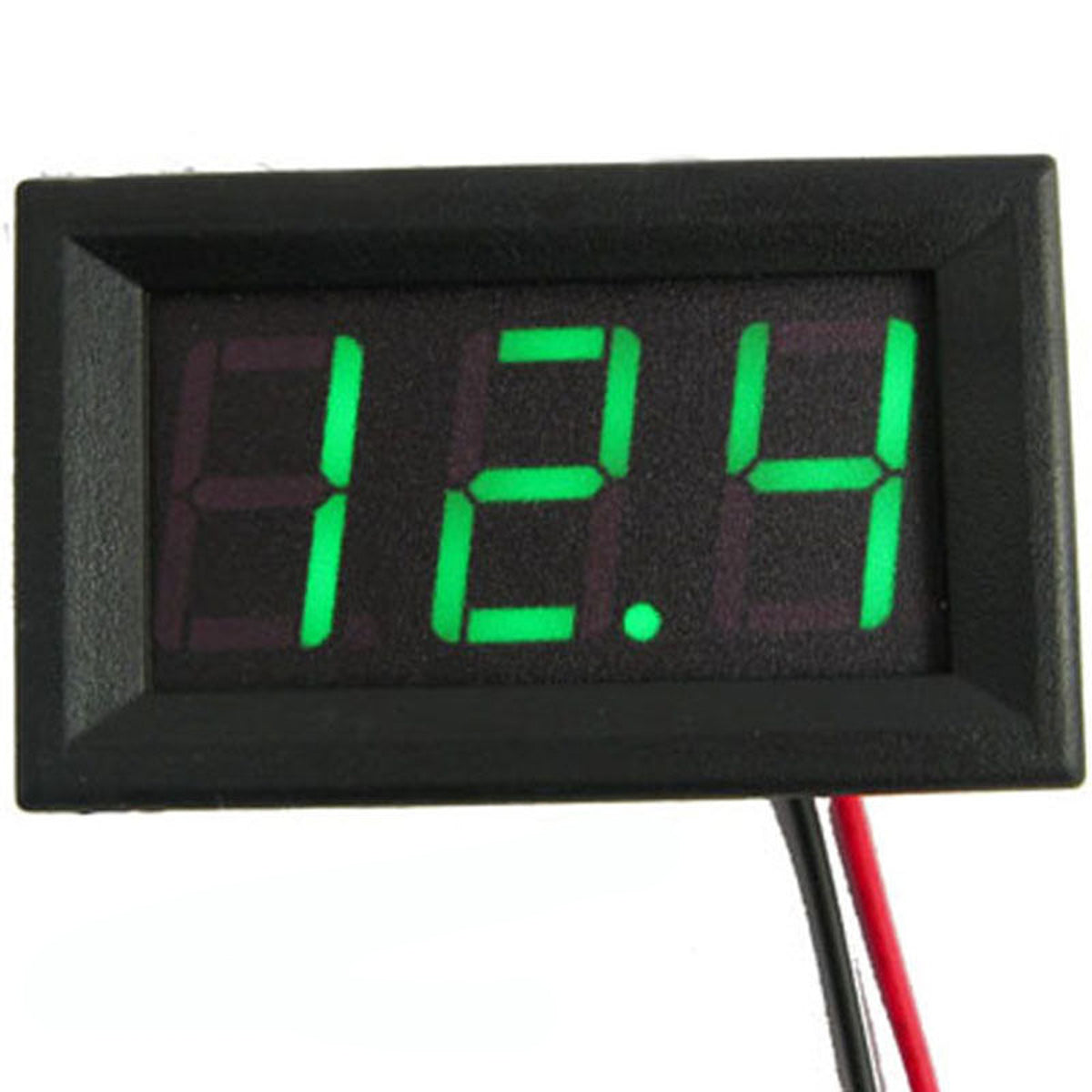 US Stock Mini Green LED Digital Panel AMP Meter Gauge 50A DC & Shunt