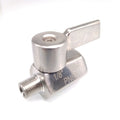 304 Stainless Steel Mini Ball Valve With Handle Female x Male NPT Thread 1/8''