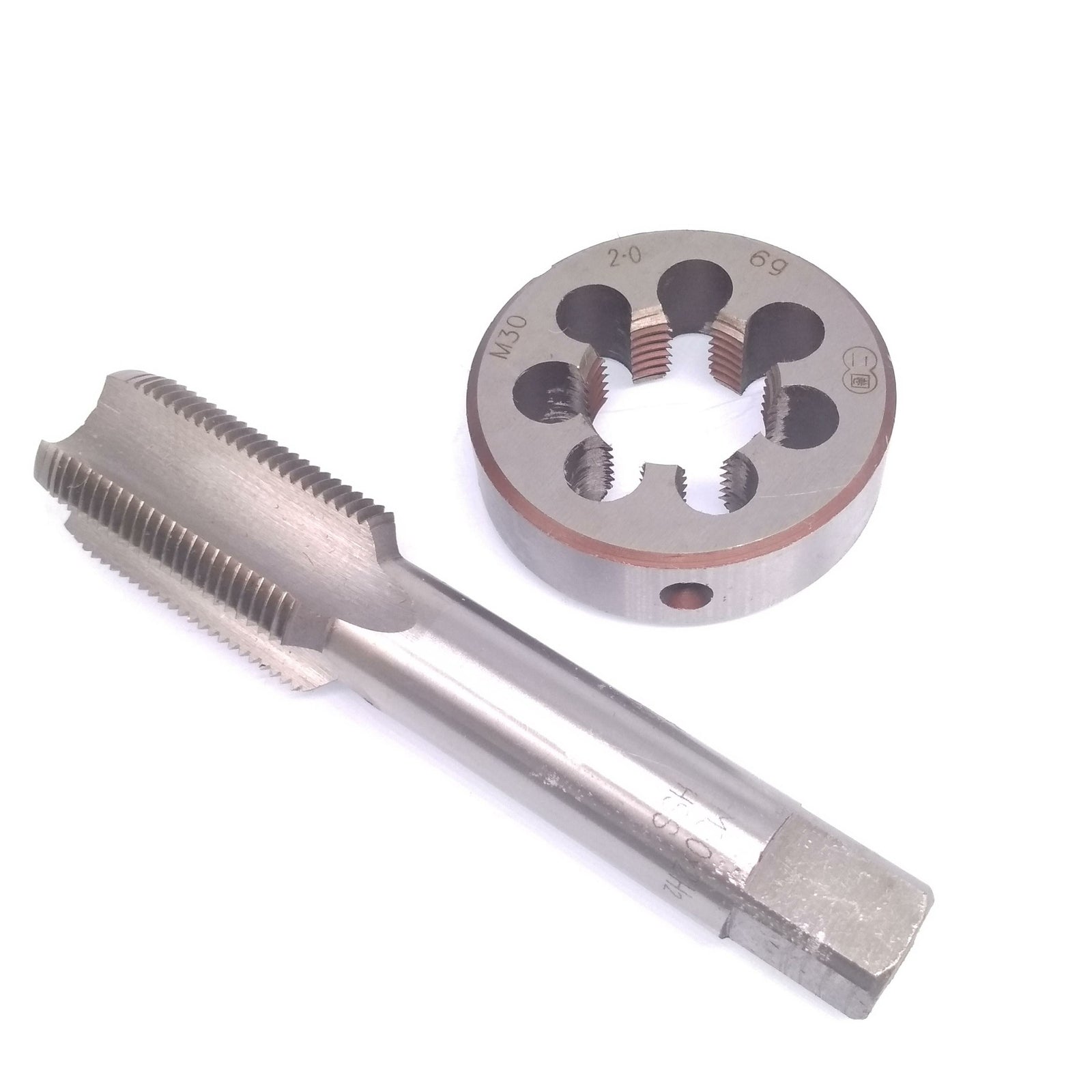 US Stock HSS M30 x 2mm Tap & M30 x 2mm Die Metric Thread Right Hand