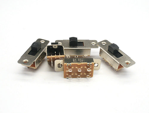 10pcs SS-23F19G5 6 Pin DPST ON-ON Solder Pin AC Slide Switch