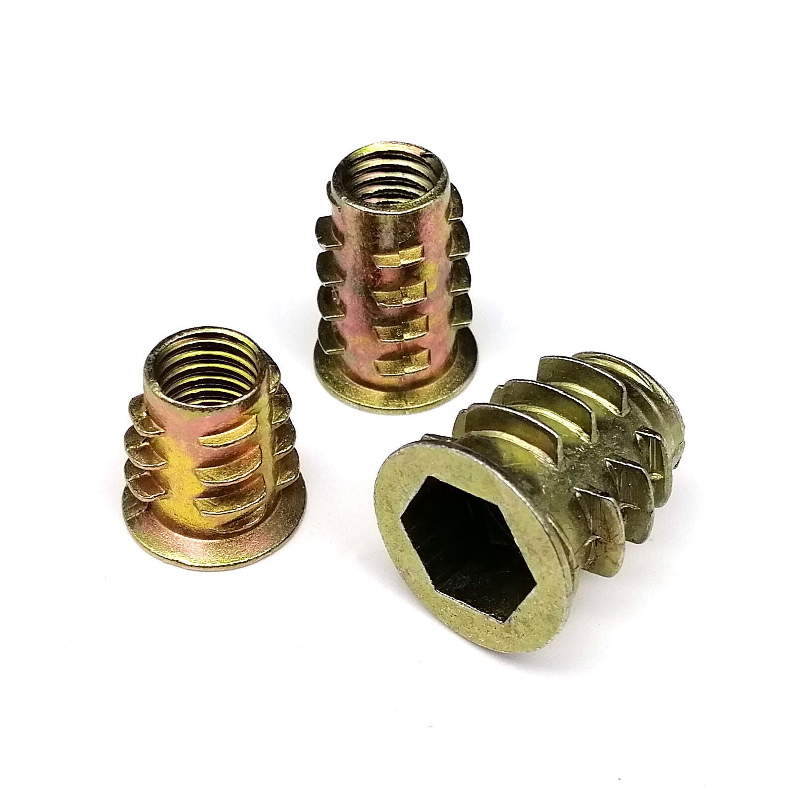75pcs M4-M8 Hexagon Hex Socket Head Wood Furniture Embedded Insert Nut Set Kit