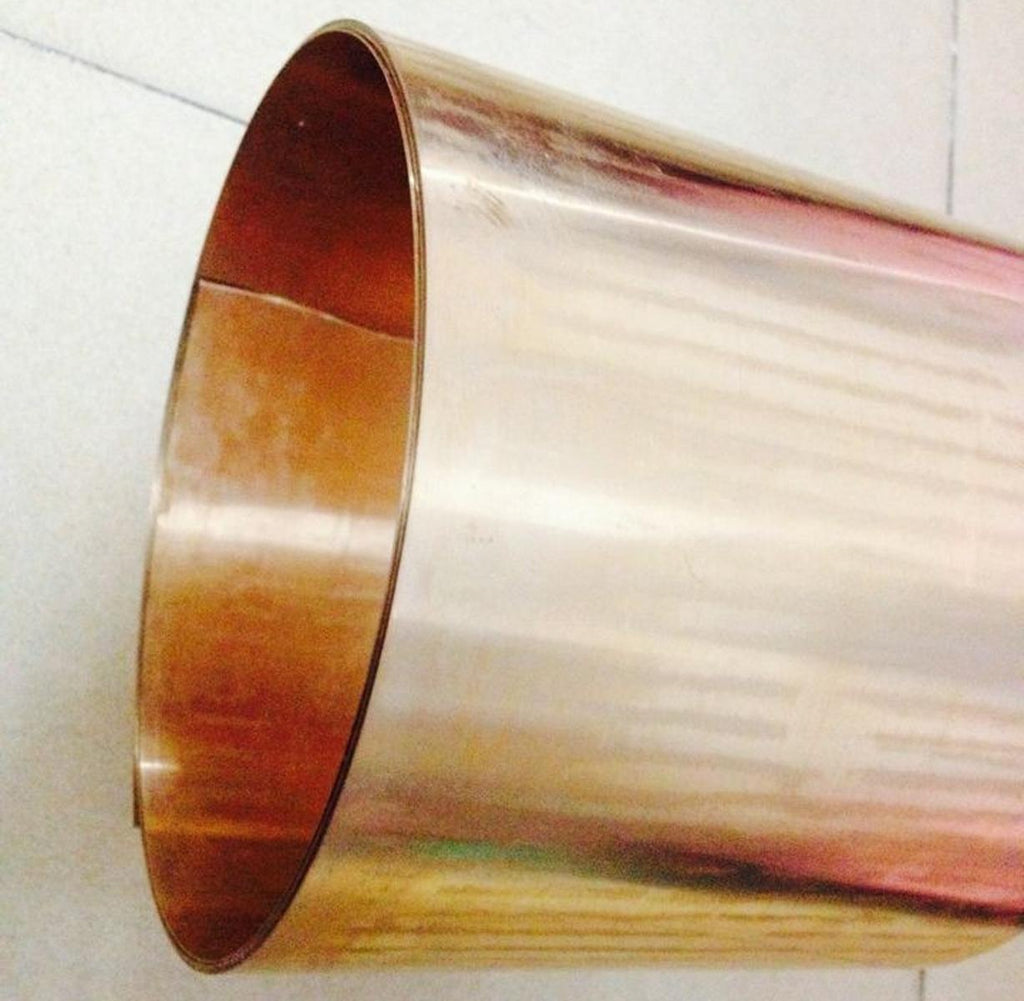 US Stock 0.5 ±10% x 100 x 200mm C17200 Beryllium Bronze Thin Sheet Foil Plate