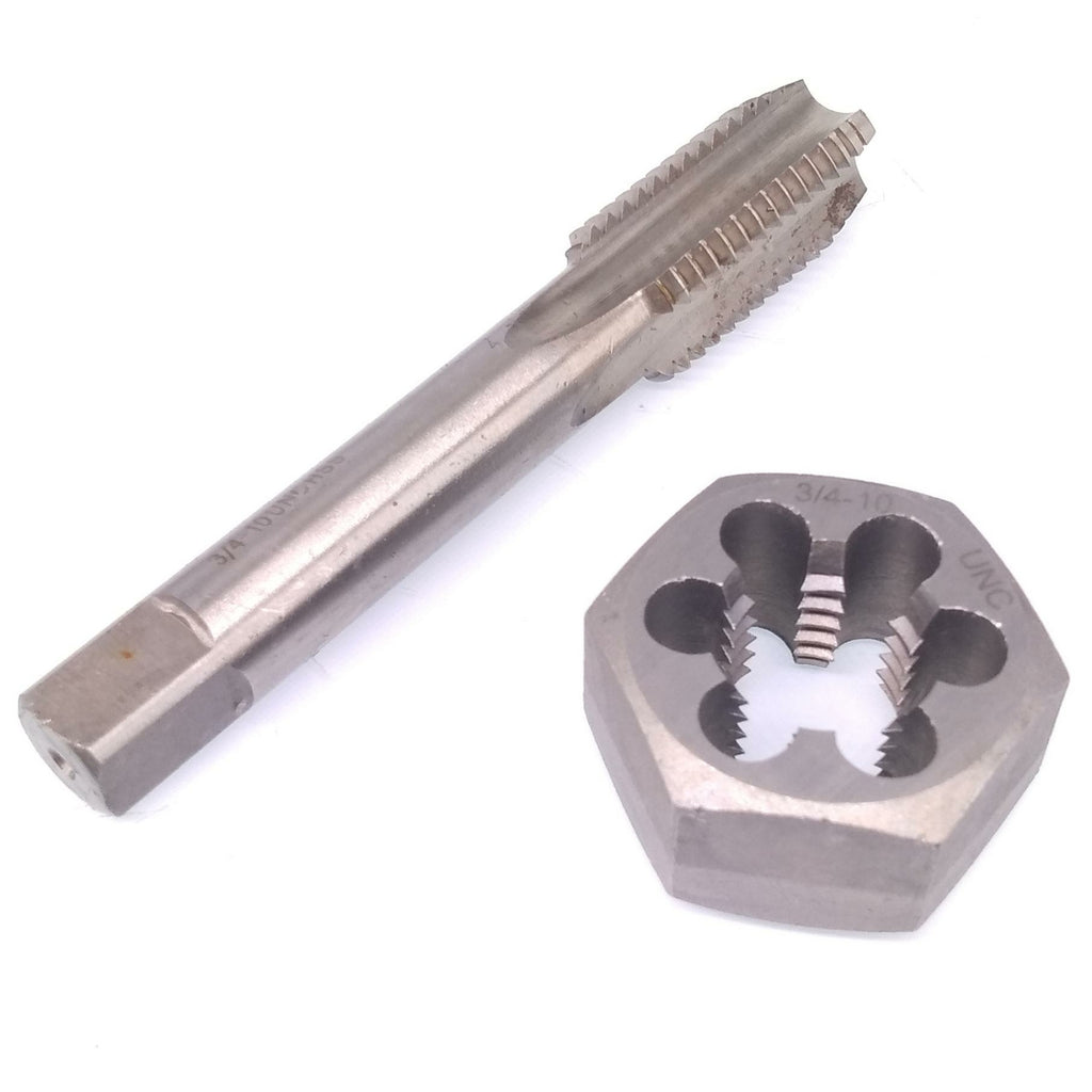 US Stock HSS 3/4-10 Tap & 3/4-10 Hexagon Die Thread Right Hand Set