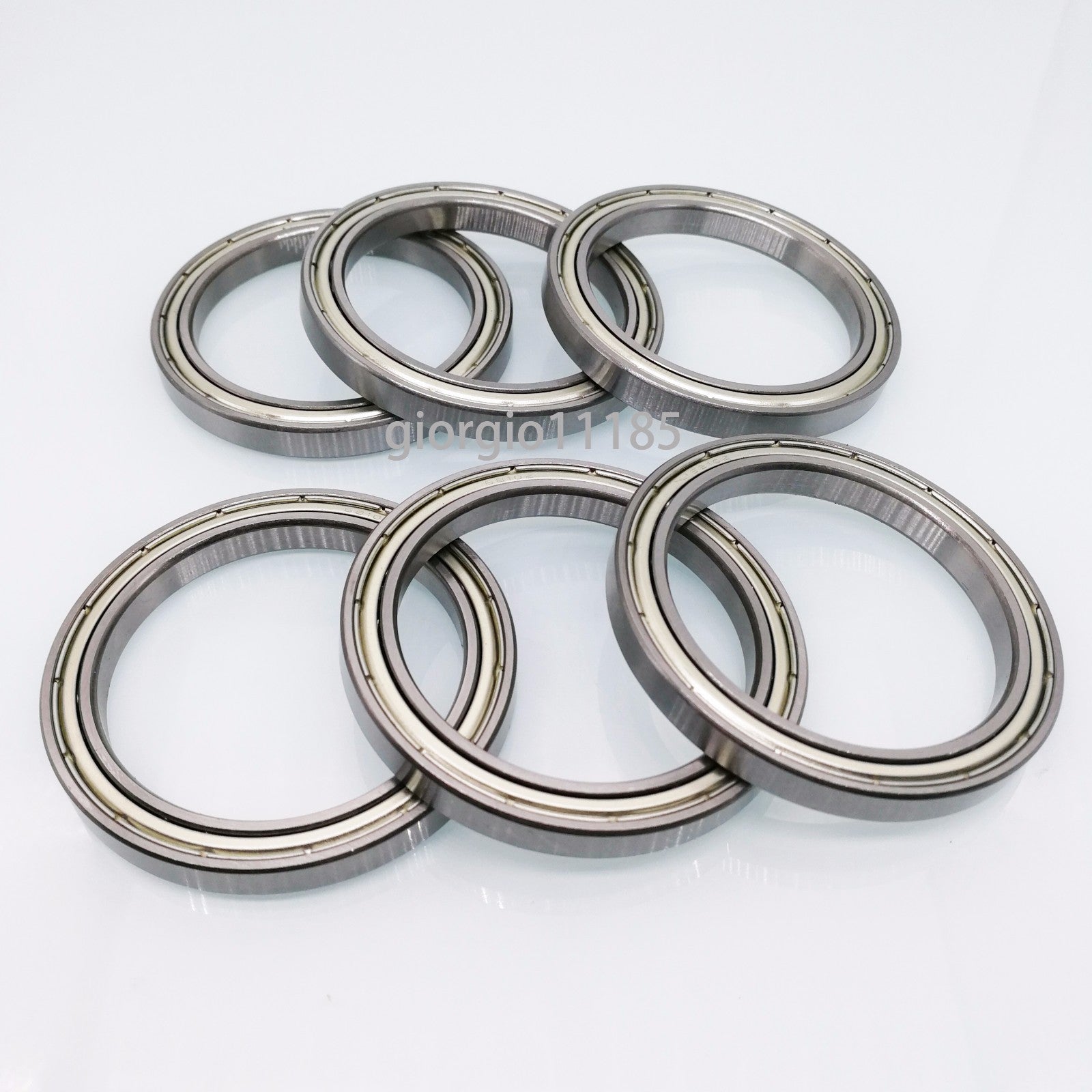 US Stock 6pcs 6810ZZ Deep Groove Metal Double Shielded Ball Bearing 50x65x7mm