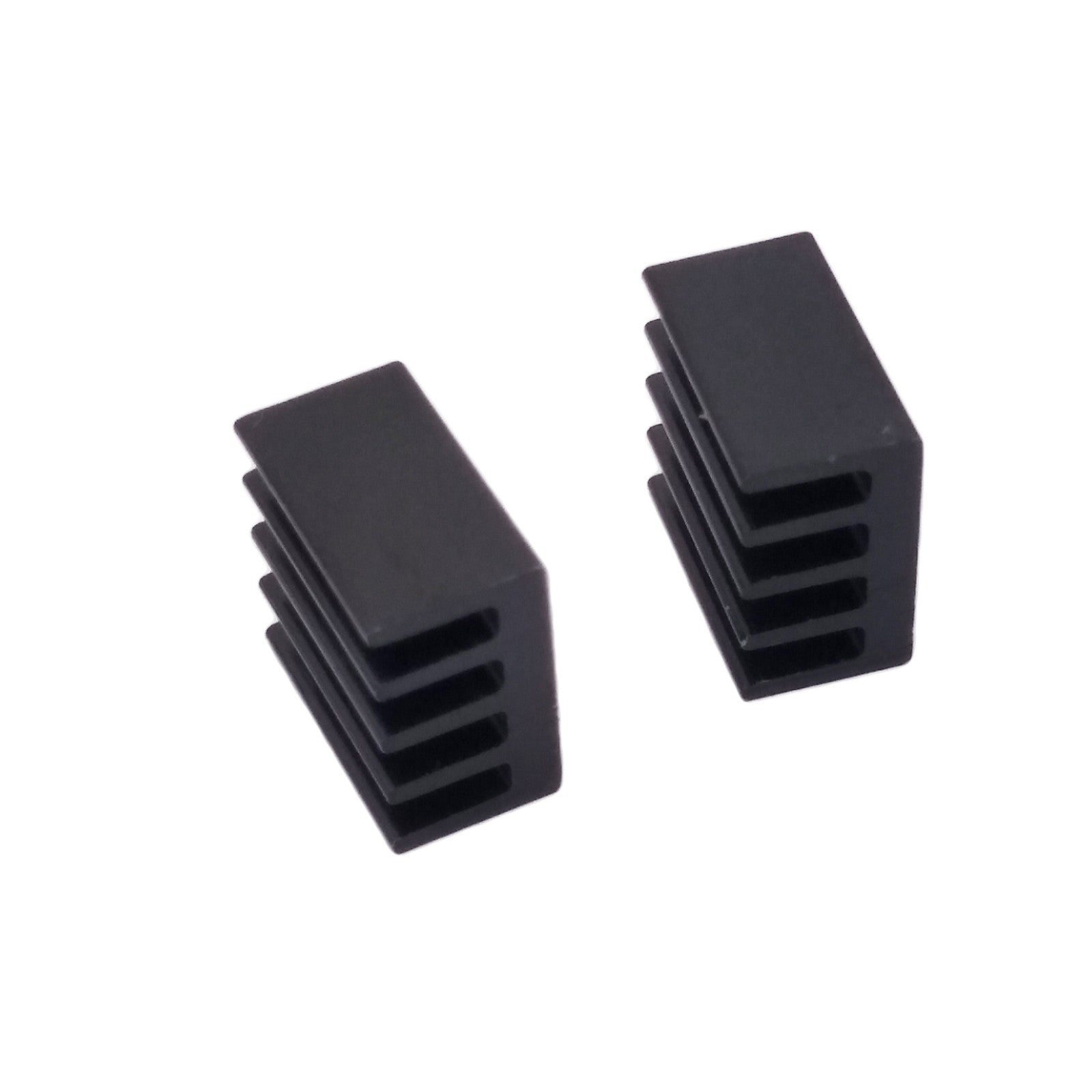 US Stock 20pcs 8.7 X 8.7 X 5.1mm Mini Black Square Aluminum Heat Sink For IC