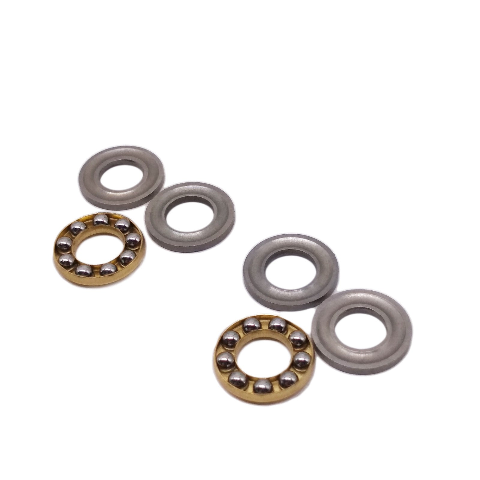 US Stock 10pcs F6-12M Axial Ball Thrust Bearing 3-Parts 6mm x 12mm x 4.5mm