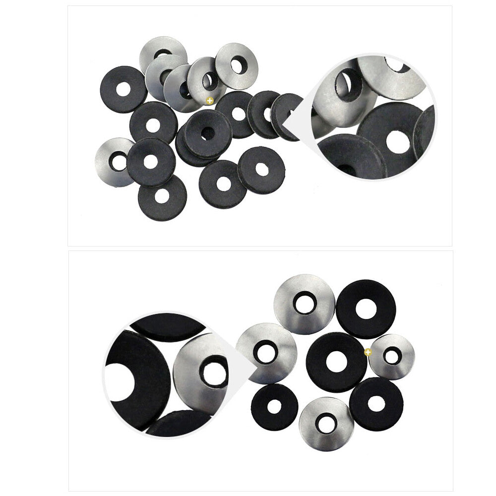 200pcs 304 Stainless Washers EPDM Rubber Sealing for Roofing Screws M4.2 x 12