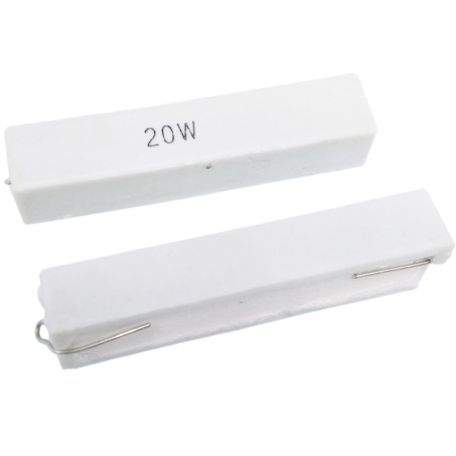 US Stock 2pcs 15 ohm 15RΩJ 20 watt Axial Ceramic Cement Power Resistor 20W