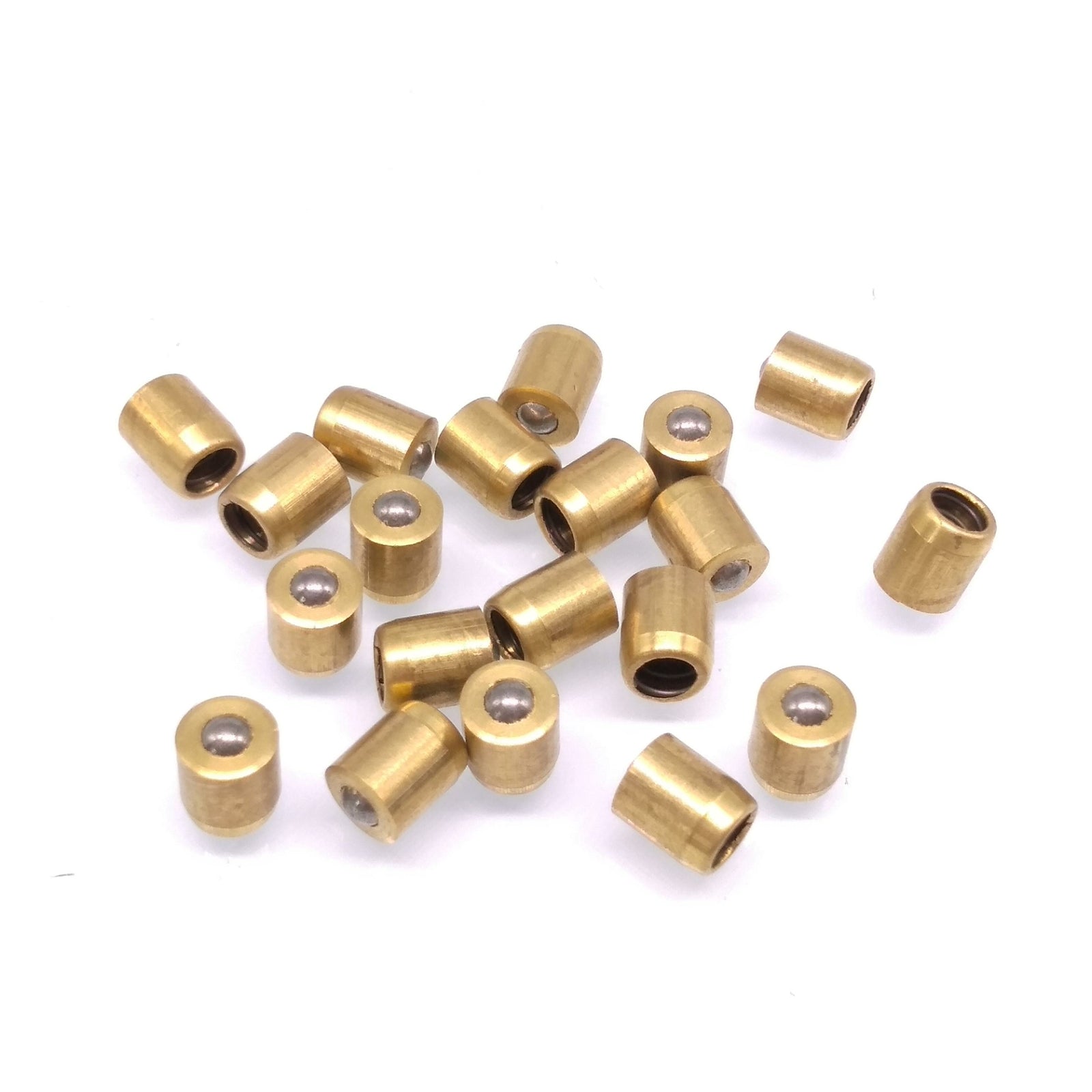 AU Stock  20pcs M6 x 6mm Copper Press In Fit Ball Type Oil Cup Oiler Lathe Motor