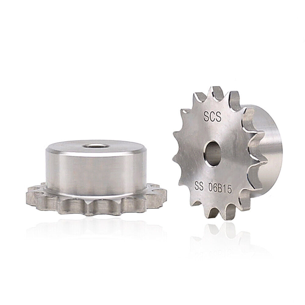 Pitch 3/8" (9.525mm)Stainless Steel Sprockets 10T for #35 ( 06B ) Roller Chains