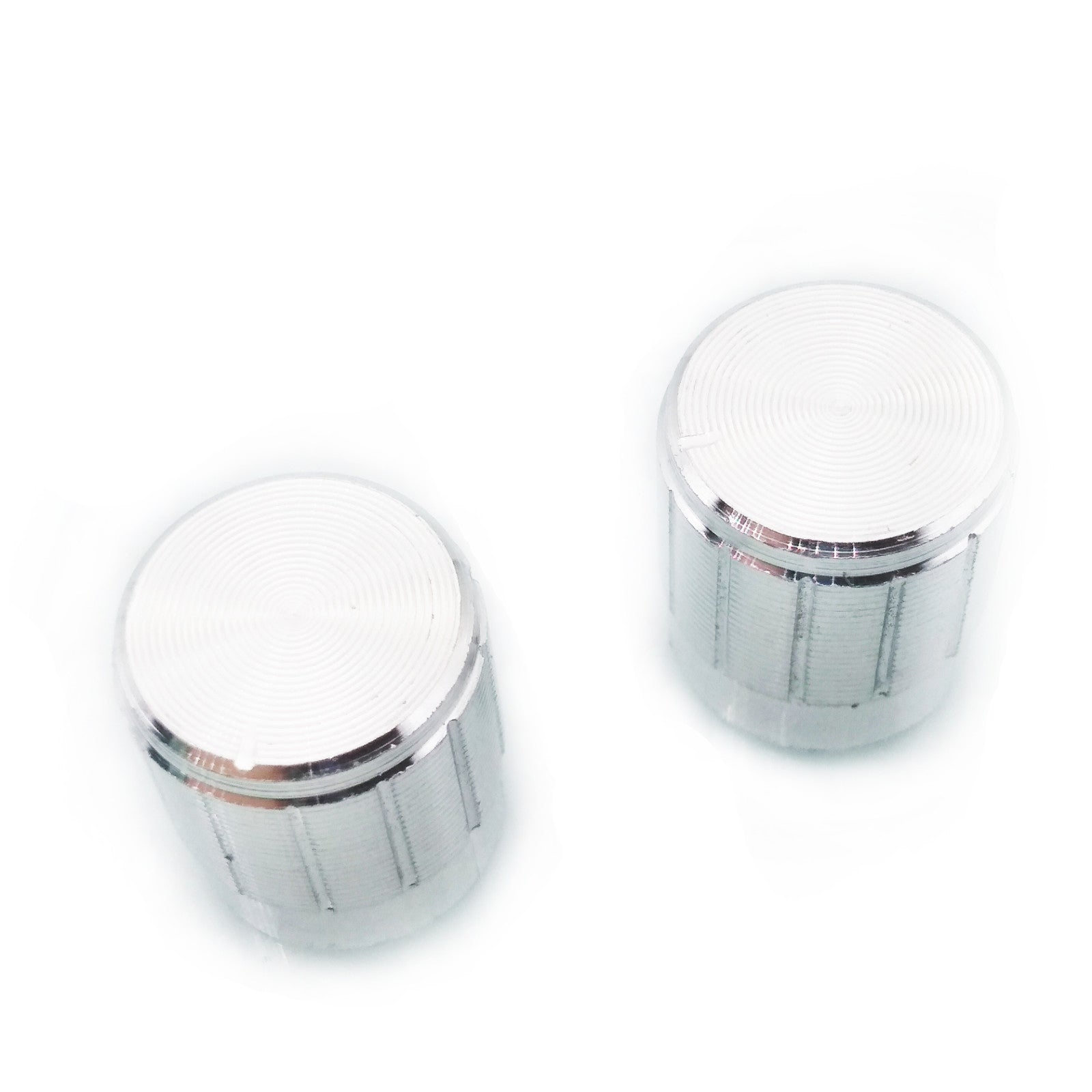 US Stock 10x Aluminum Hi-Fi CD Volume Tone Control Potentiometer Knob 6mm Silver